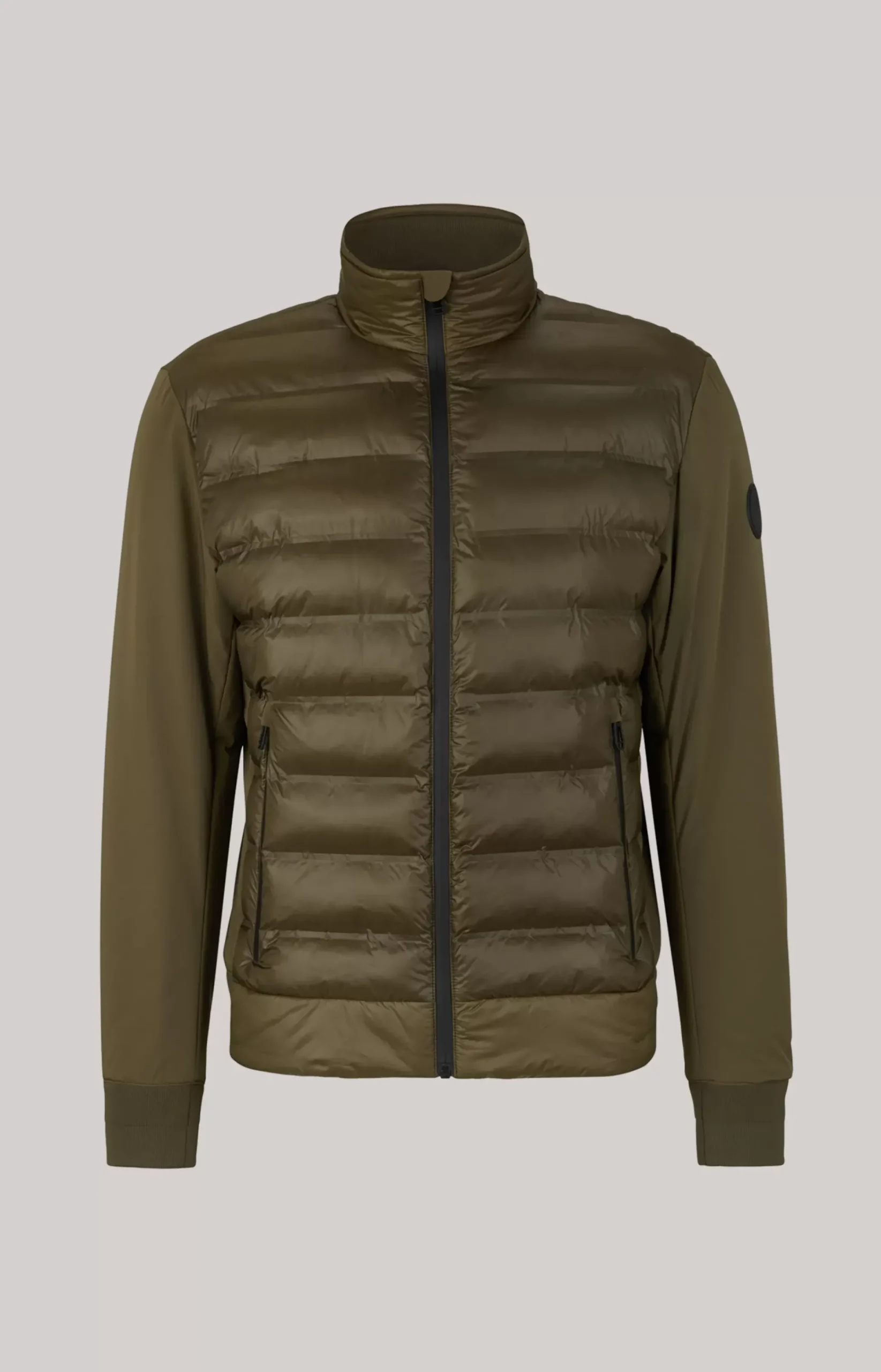 Boros Quilted Jacket in Dark Green