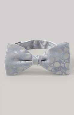 Bow tie in blue-grey