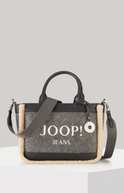 Calduccio Yvette Handbag in Dark Grey