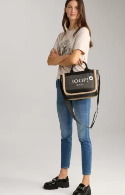 Calduccio Yvette Handbag in Dark Grey