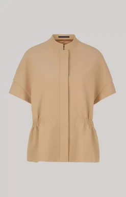 Cape Blazer in Dark Beige