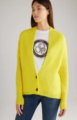 Cardigan in Yellow