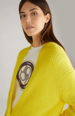 Cardigan in Yellow