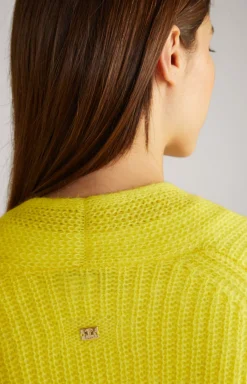 Cardigan in Yellow