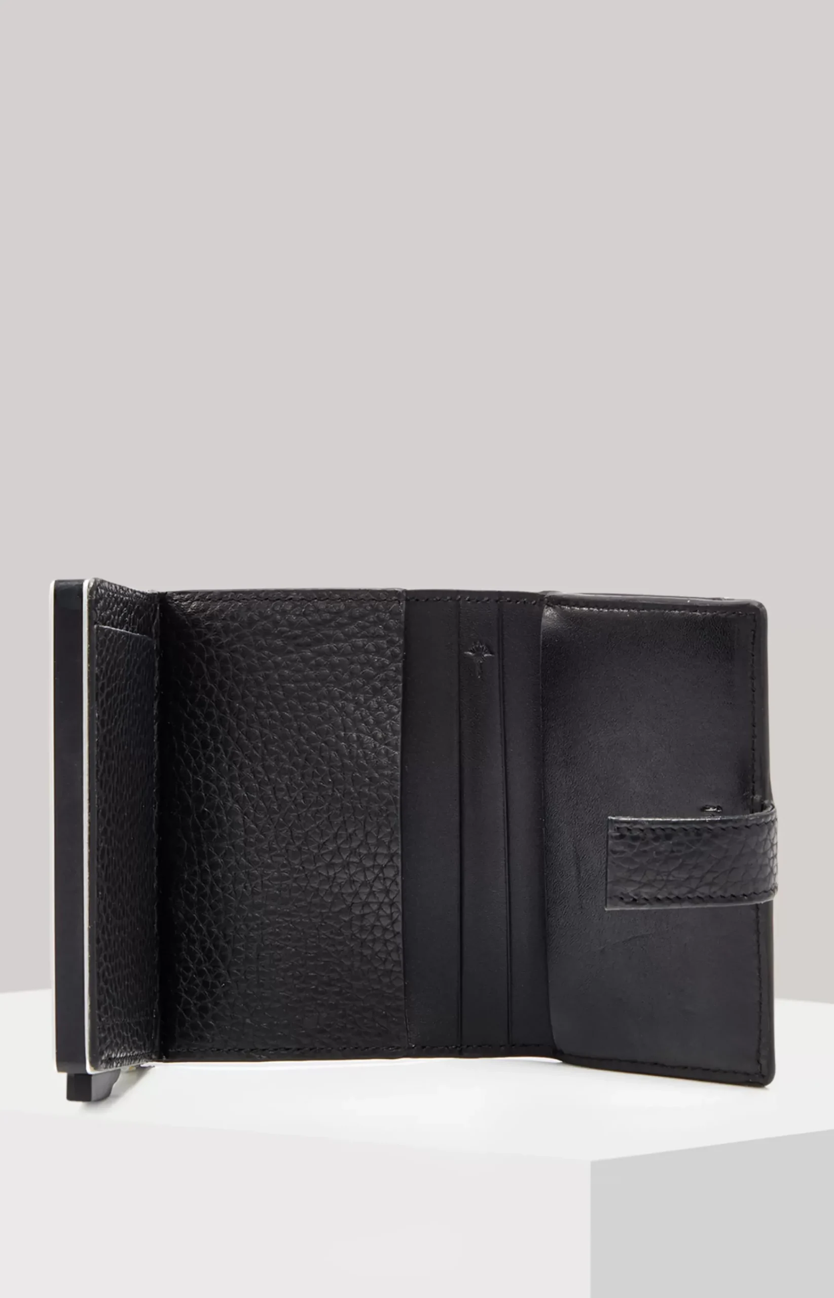 Cardona C-Three E-Cage wallet in black