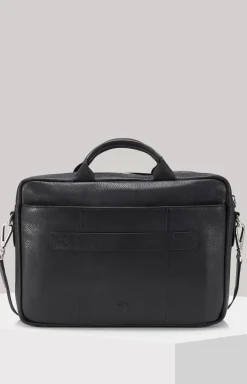 Cardona Pandion crossbody business bag in Black