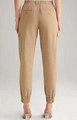 Cargo Trousers in Beige
