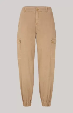 Cargo Trousers in Beige
