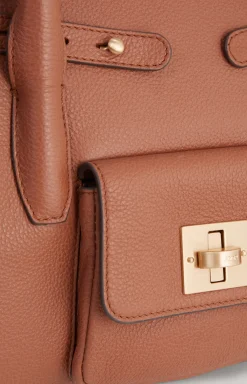 Carino Giulia Handbag in Cognac
