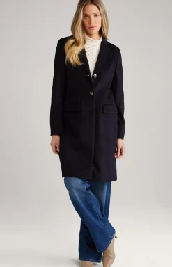 Carly Coat in Navy
