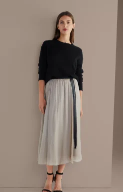 Cashmere Knit Pullover in Black