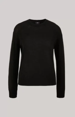 Cashmere Knit Pullover in Black