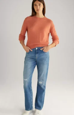 Cashmere Pullover in Dark Apricot