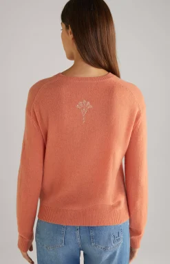Cashmere Pullover in Dark Apricot