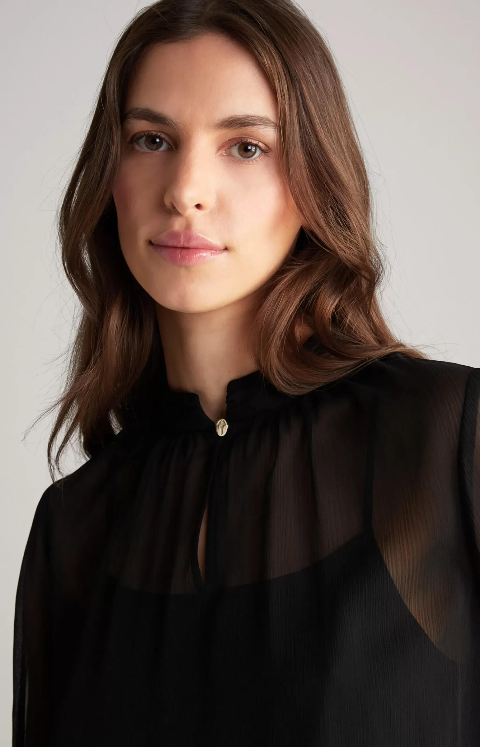 Chiffon Blouse in Black