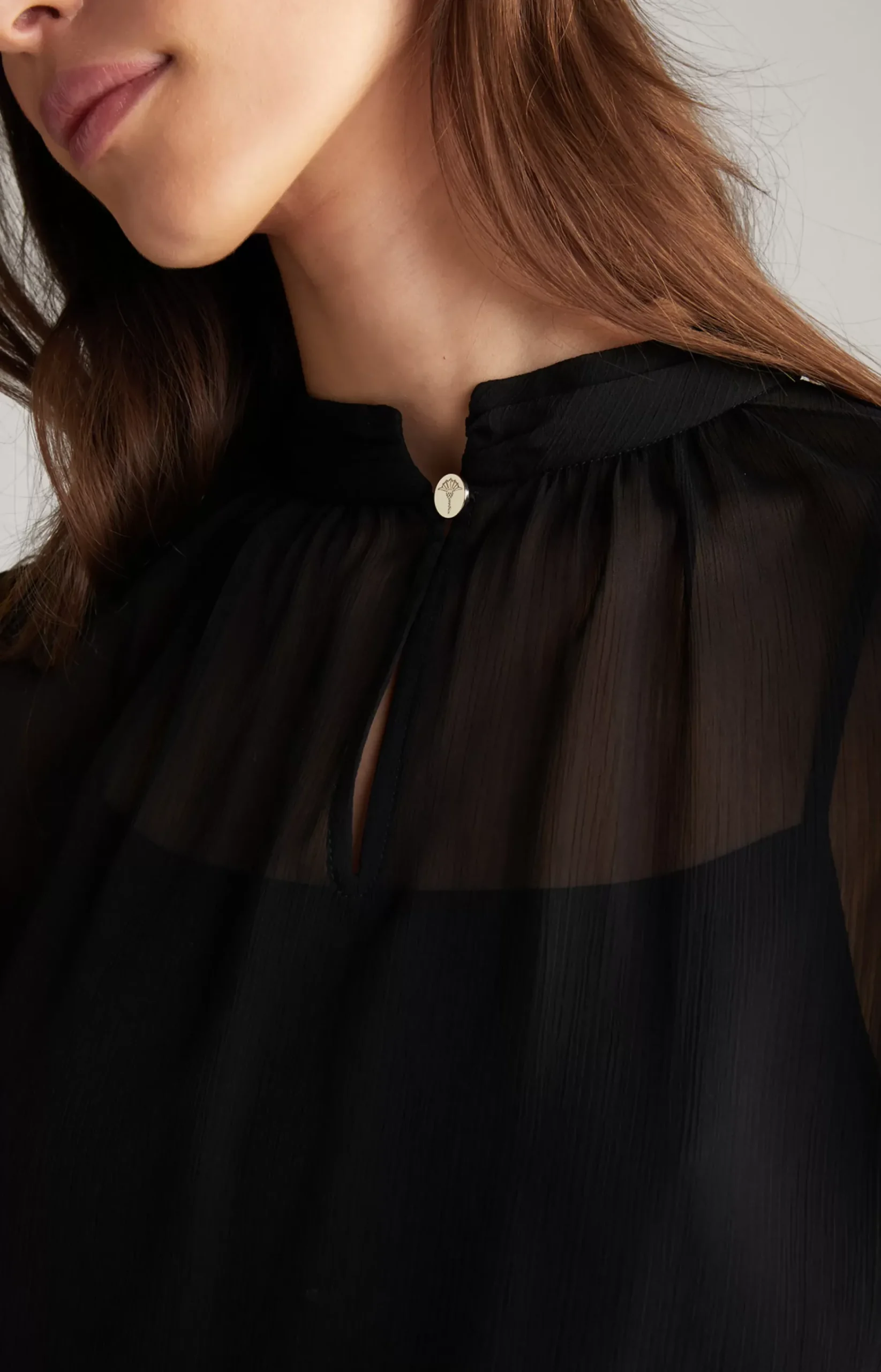 Chiffon Blouse in Black