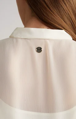 Chiffon Blouse in Cream