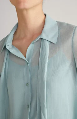 Chiffon Blouse in Mint
