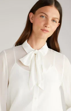 Chiffon Blouse in Off-white