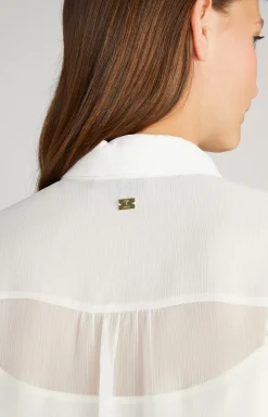 Chiffon Blouse in Off-white