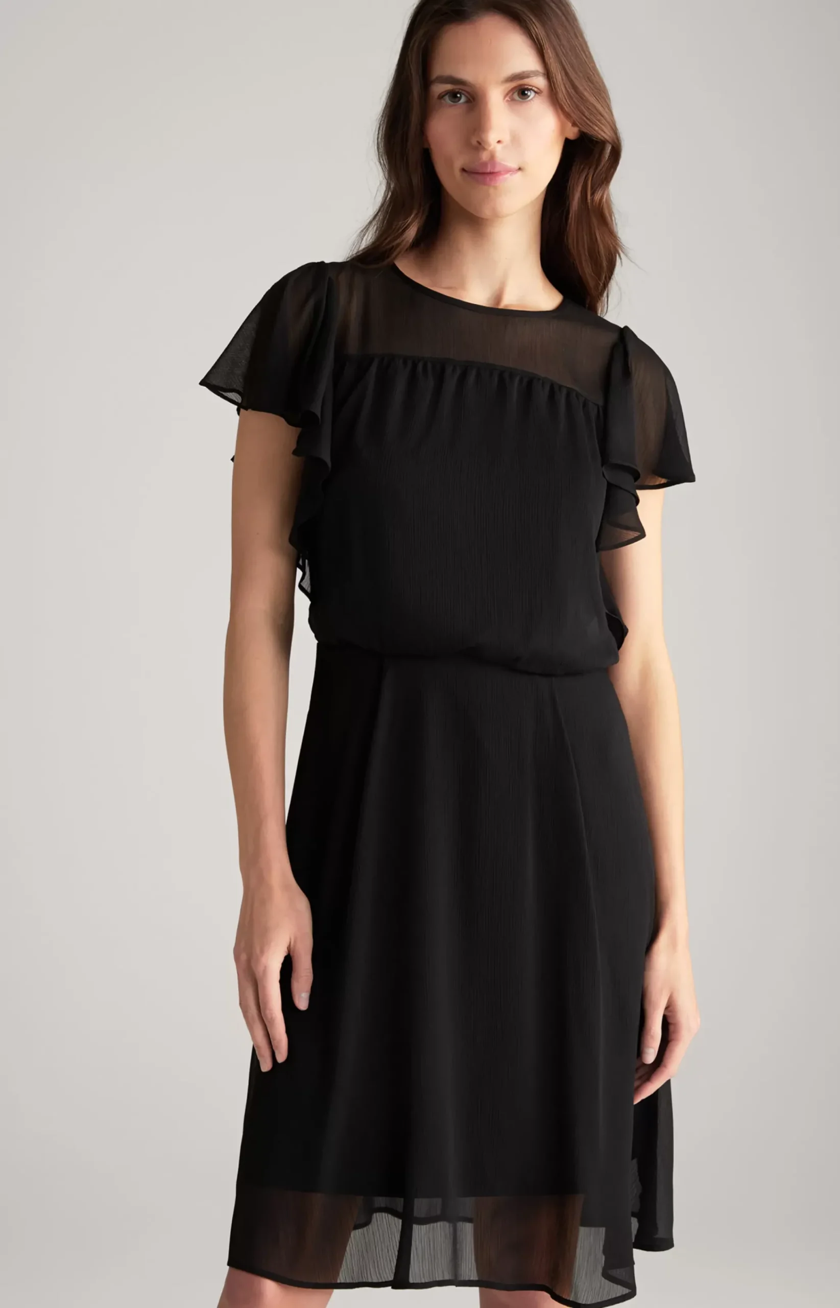 Chiffon Dress in Black