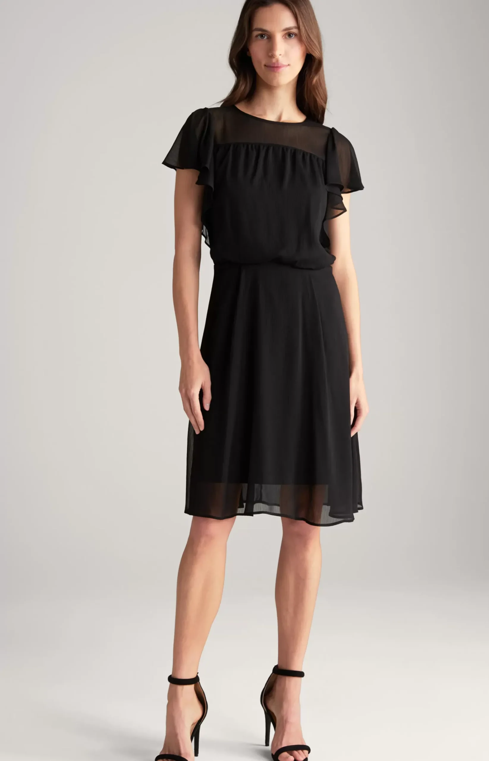 Chiffon Dress in Black