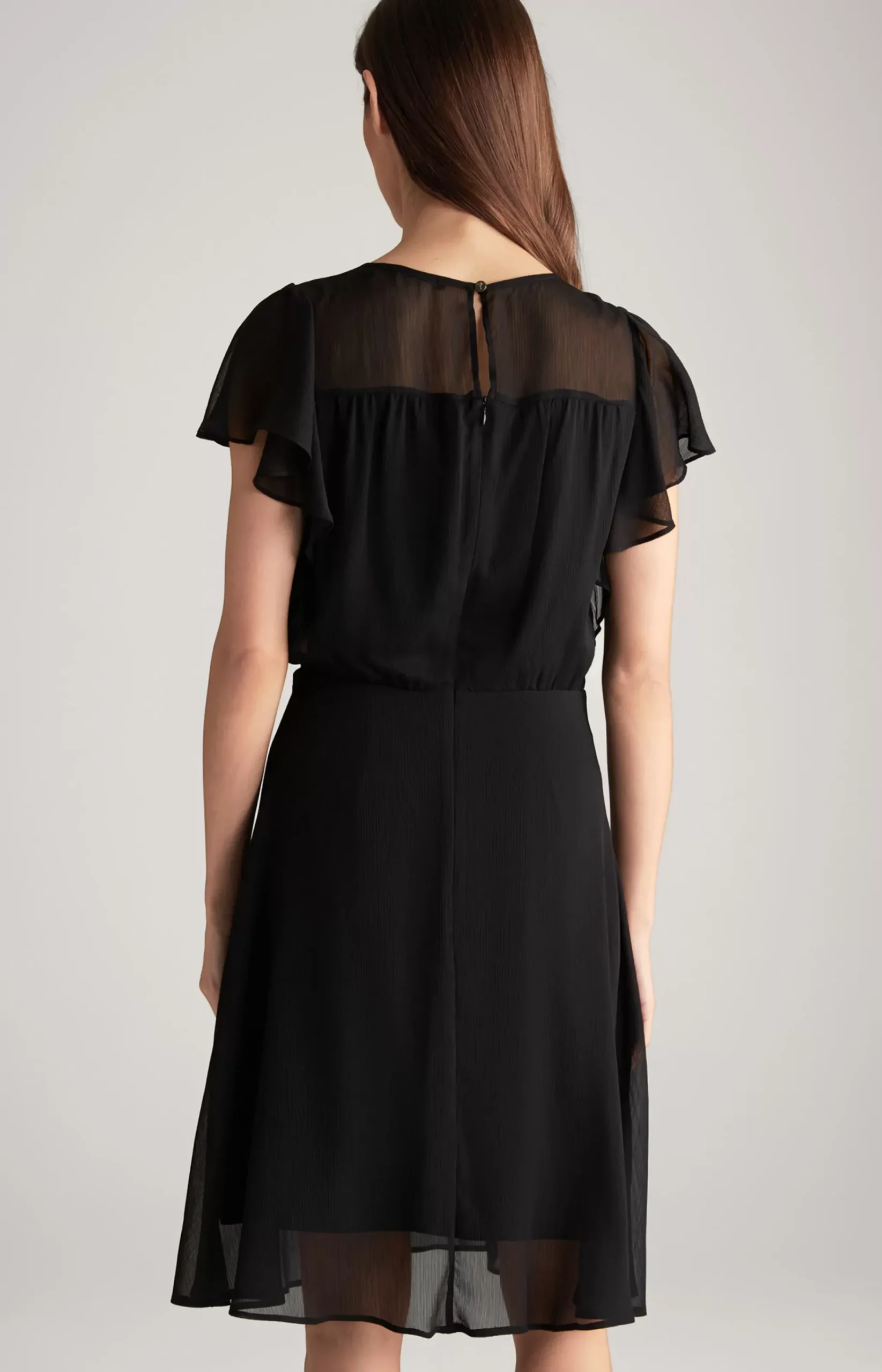 Chiffon Dress in Black