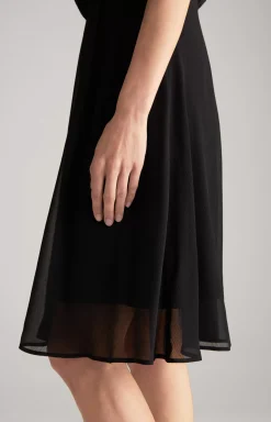 Chiffon Dress in Black