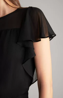 Chiffon Dress in Black