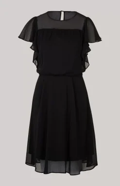 Chiffon Dress in Black
