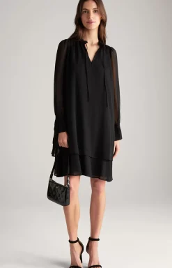 Chiffon Dress in Black