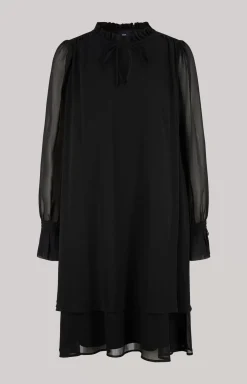 Chiffon Dress in Black