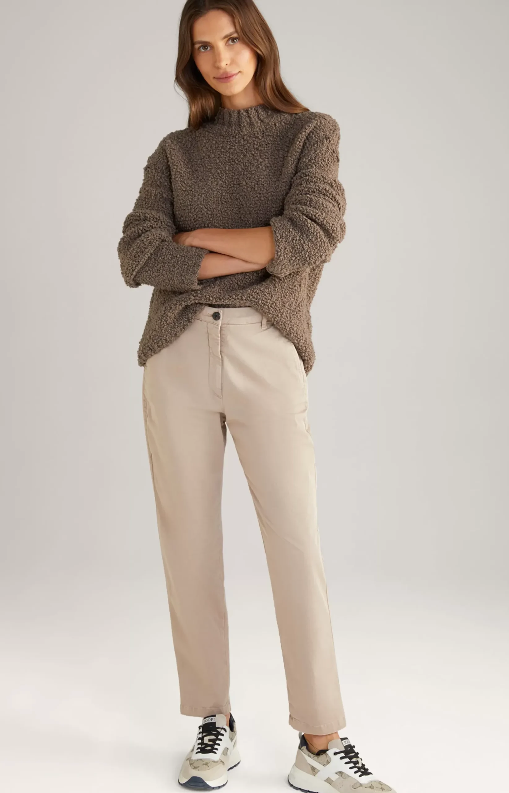 Chinos in Camel