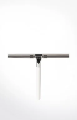 Chromeline glass squeegee, silver/white