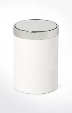 Chromeline storage bin, white