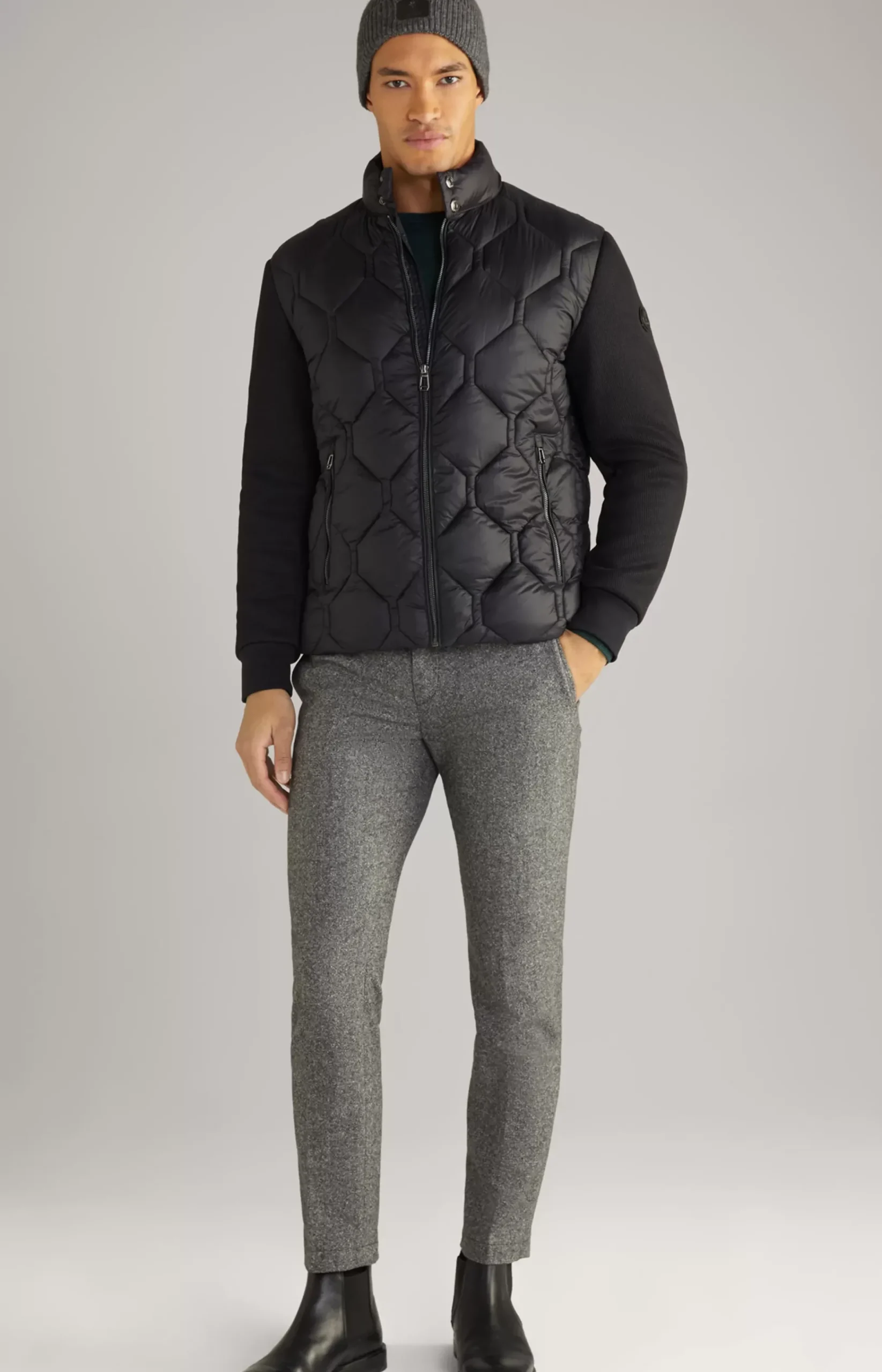 Ciscos Quilted Jacket in Black