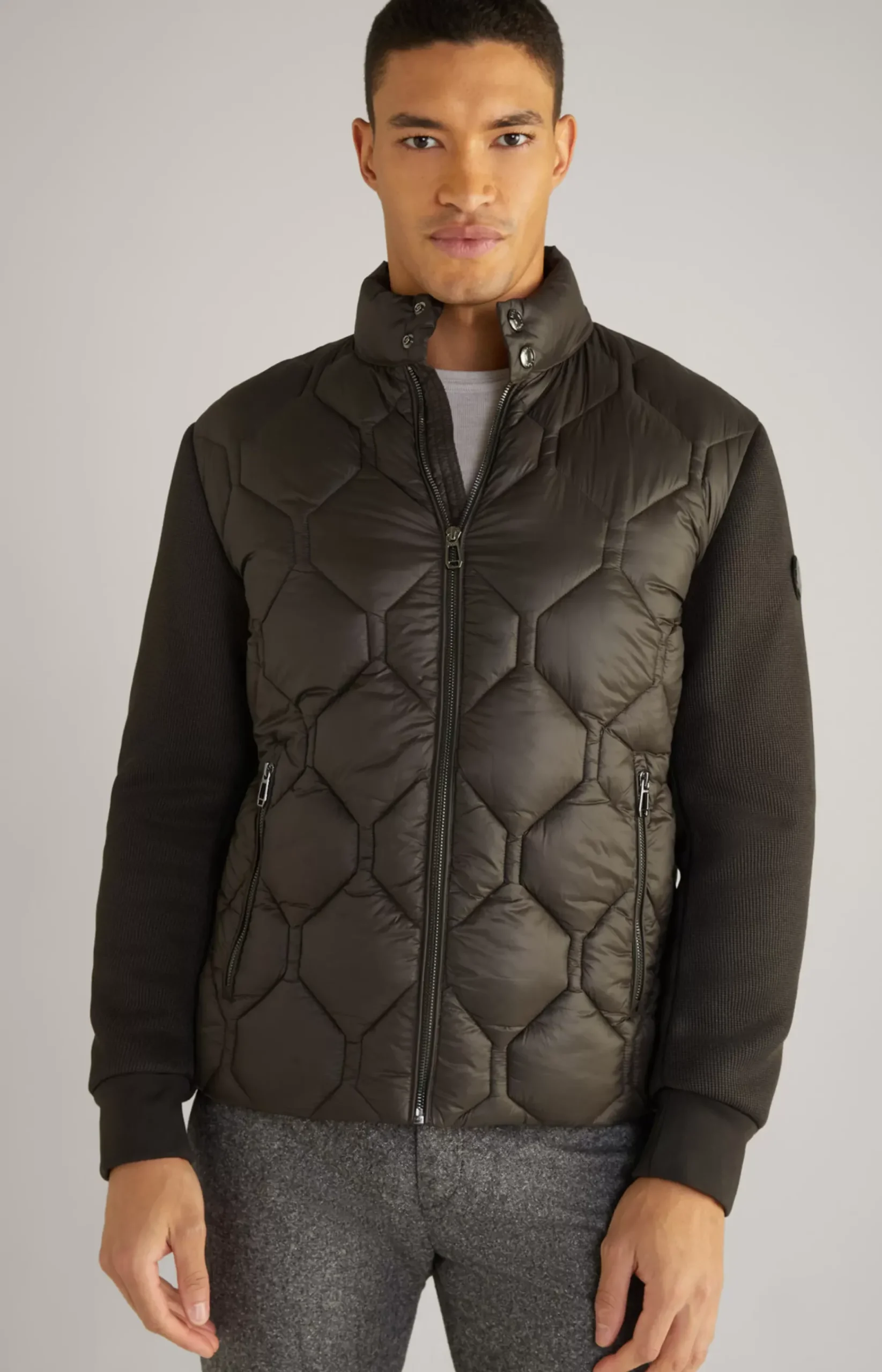 Ciscos Quilted Jacket in Brown