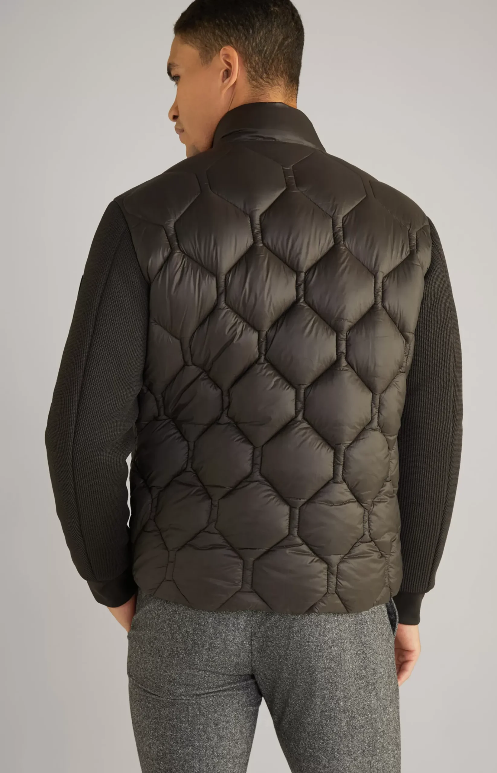 Ciscos Quilted Jacket in Brown