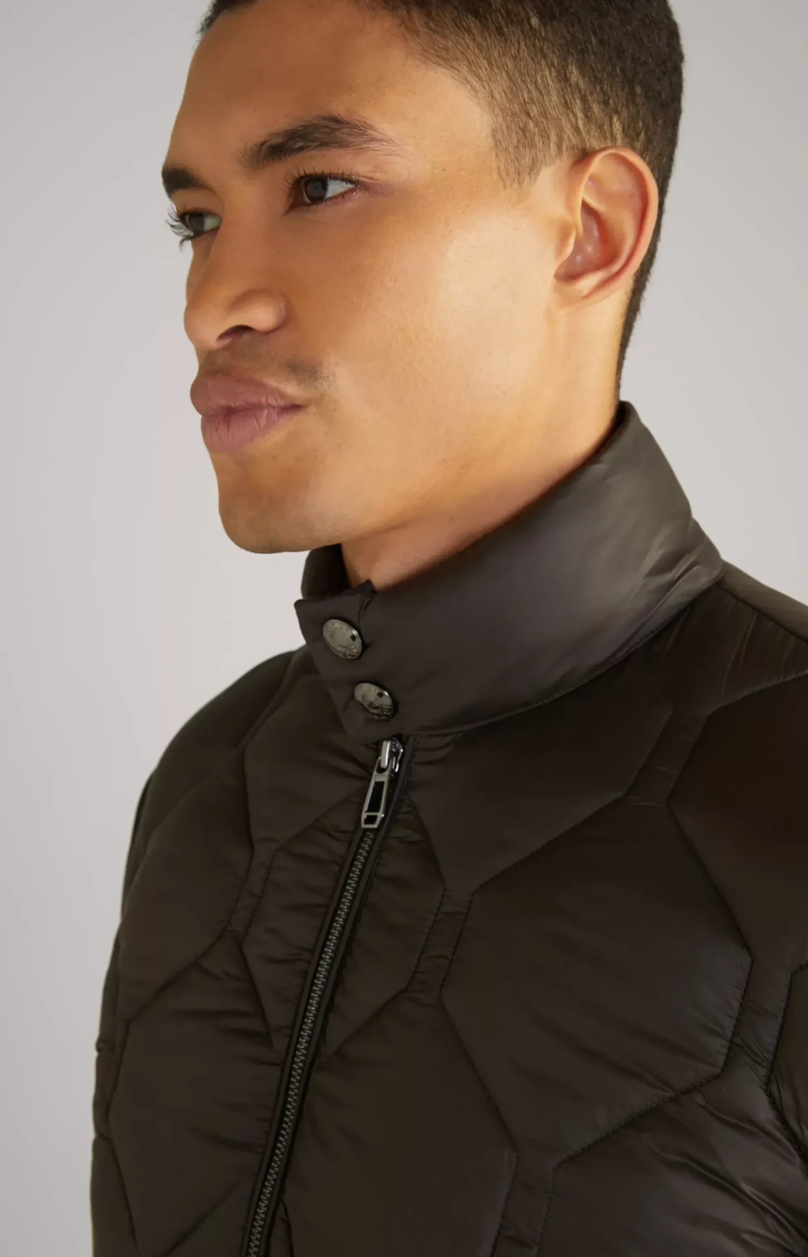 Ciscos Quilted Jacket in Brown