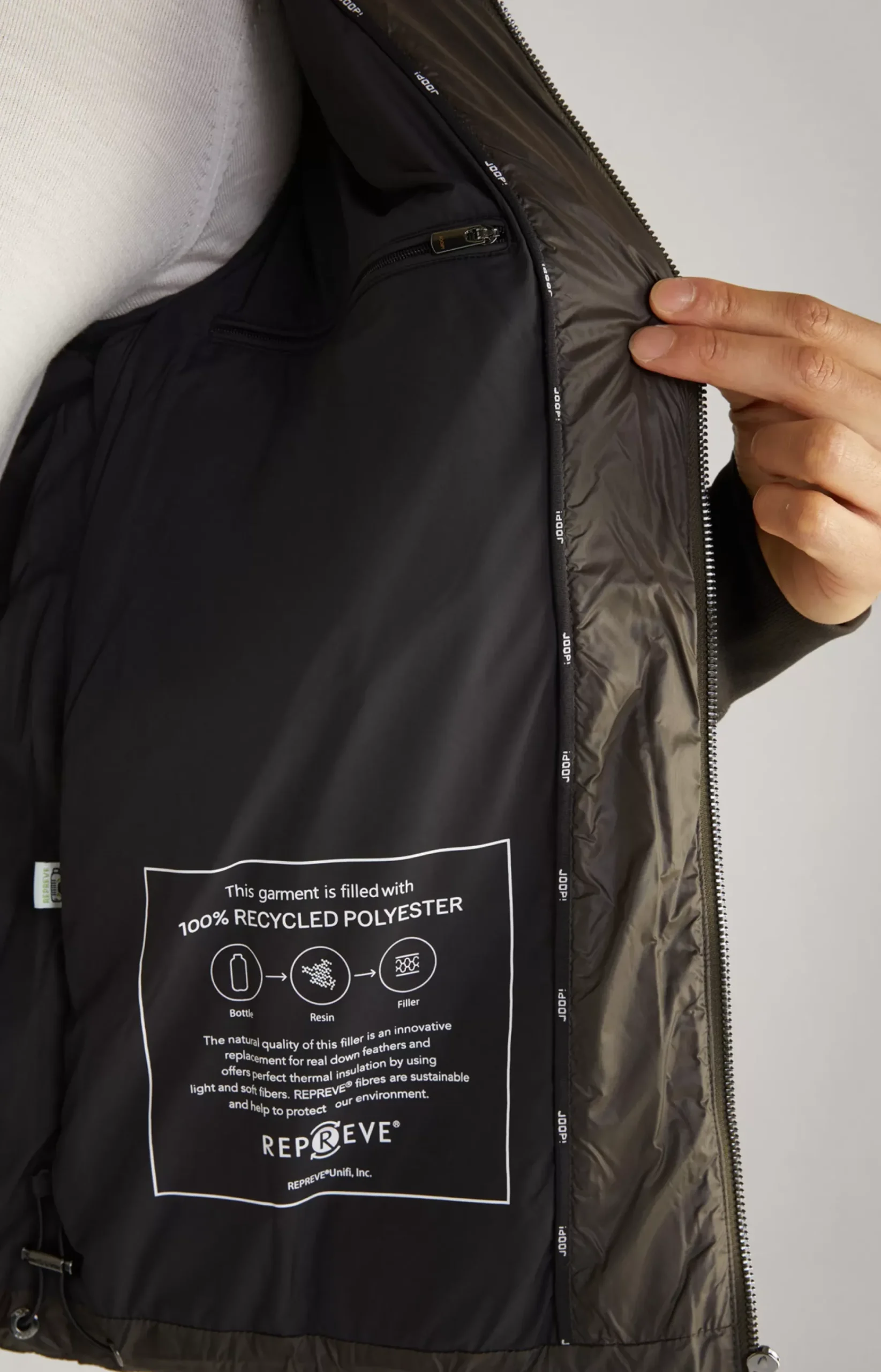 Ciscos Quilted Jacket in Brown