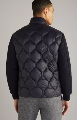 Ciscos Quilted Jacket in Navy