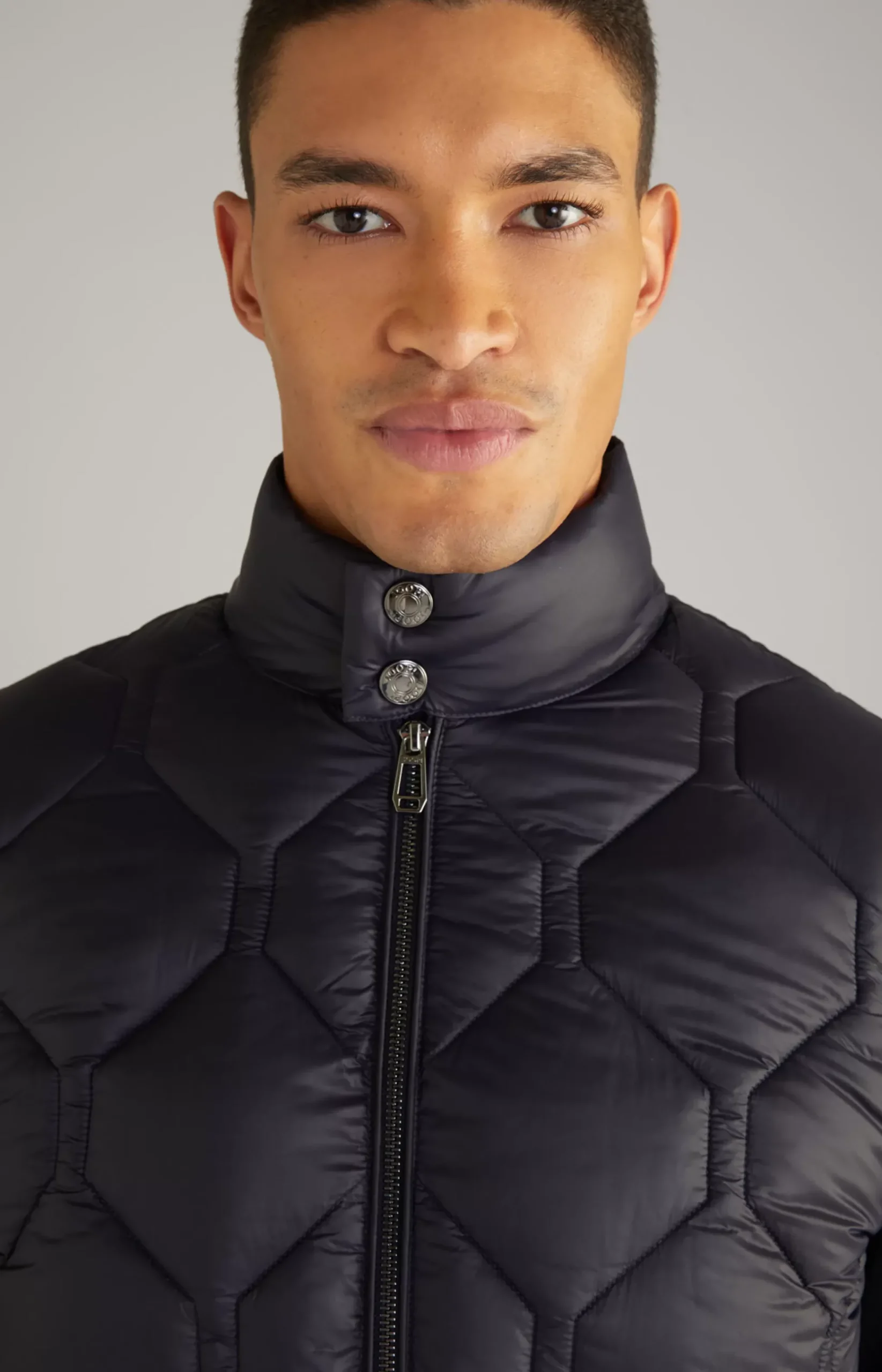 Ciscos Quilted Jacket in Navy