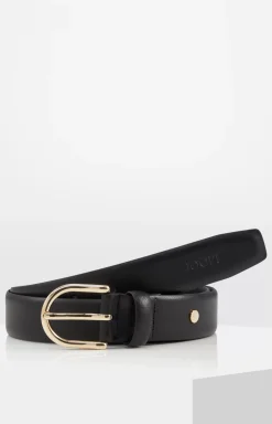 Classic Leather Belt in Black