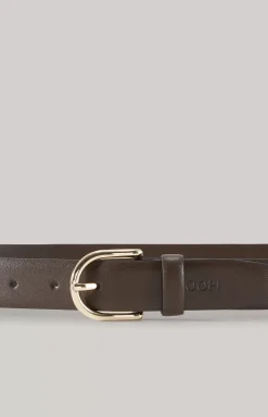 Classic Leather Belt in Dark Brown