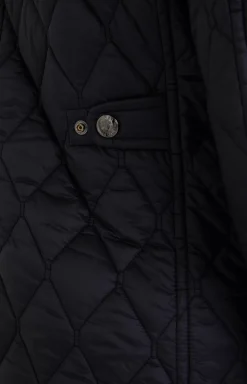 Clayson Quilted Jacket in Dark Blue
