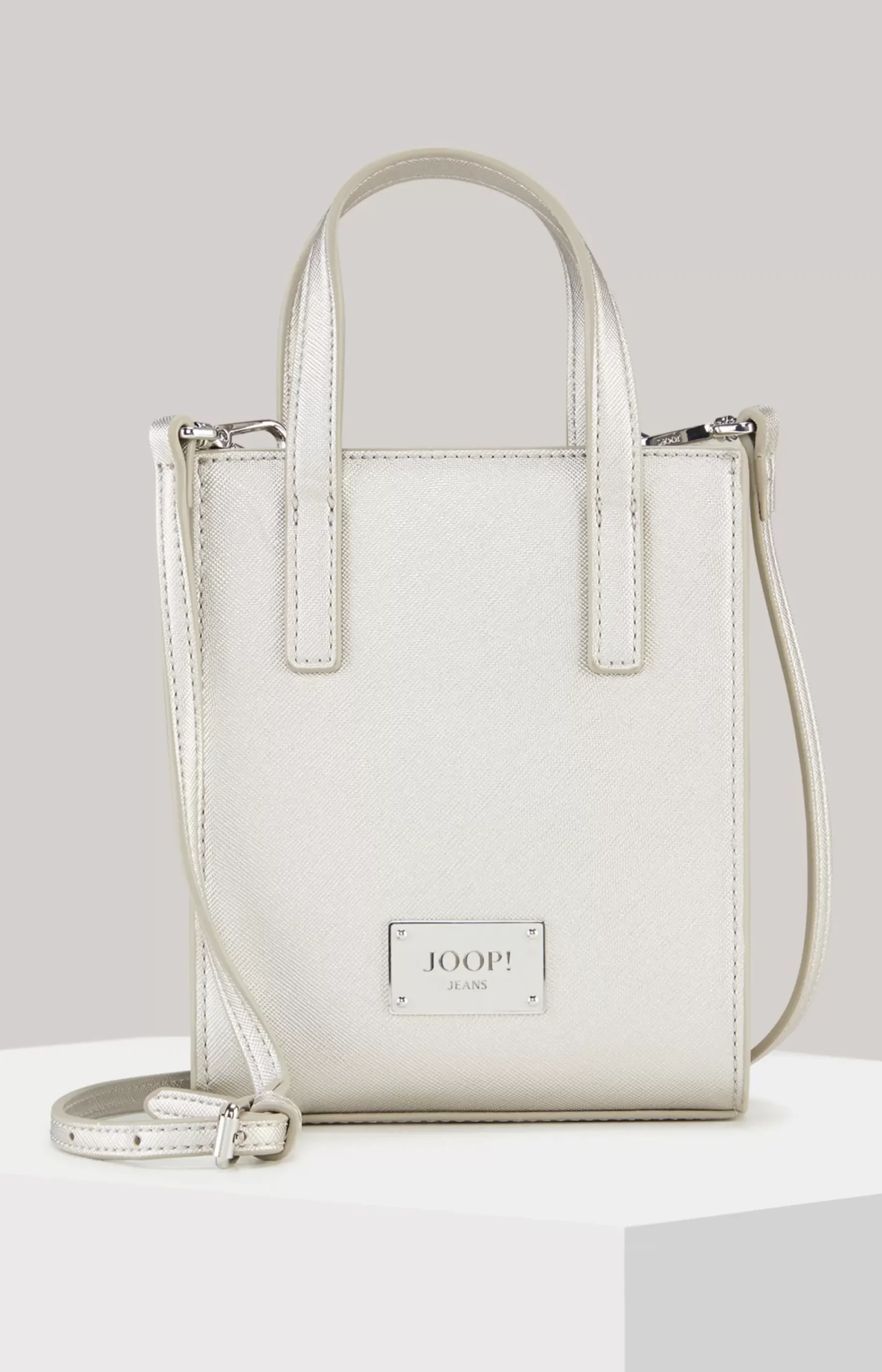 Cofano Rami Tote Bag in Silver