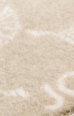 Cornflower All-over Bath Rug in Natural, 60 x 90 cm