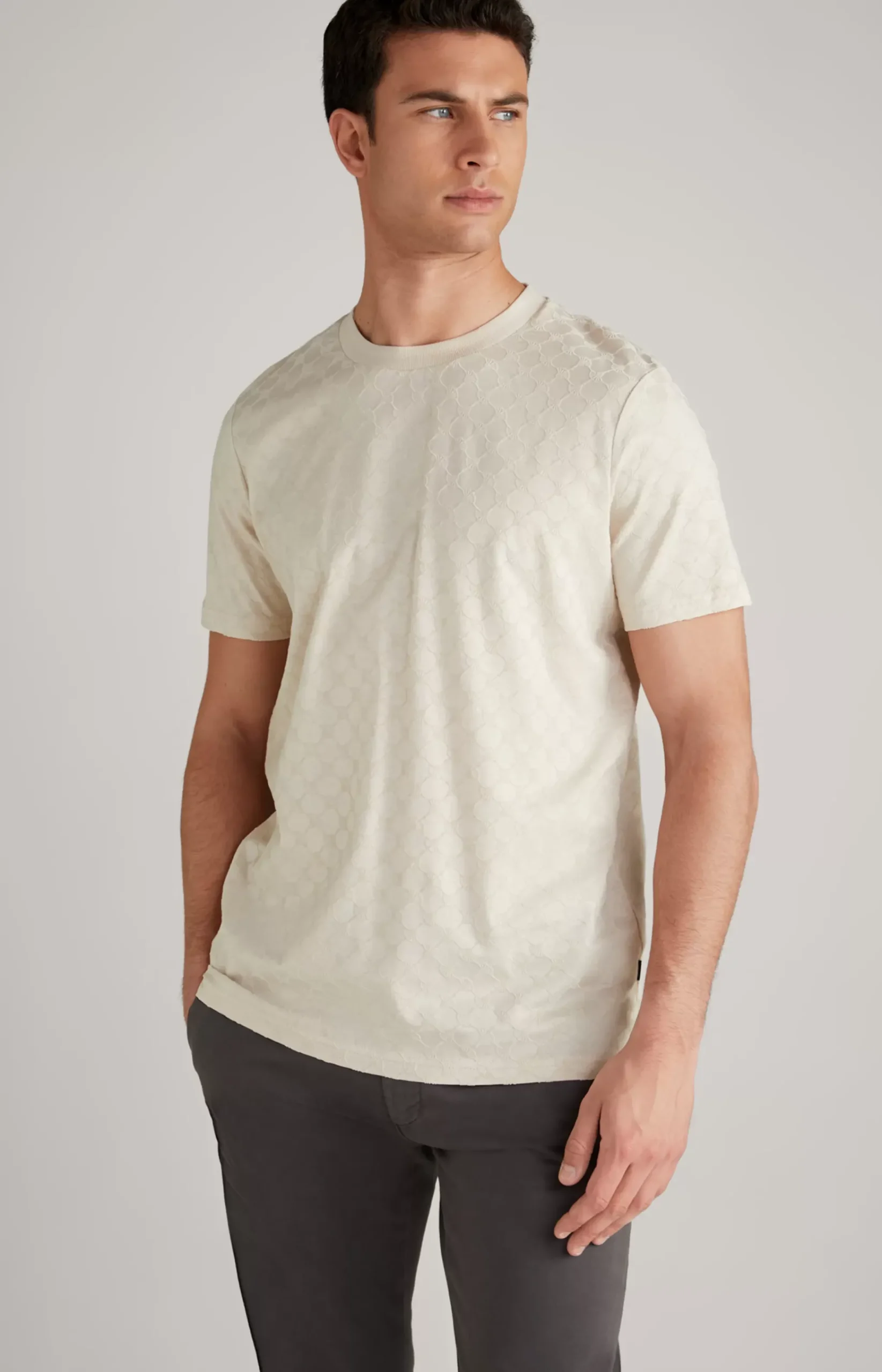 Cornflower Batista T-Shirt in Off-white