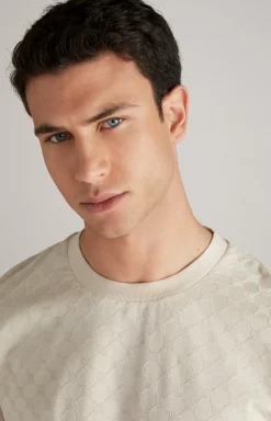 Cornflower Batista T-Shirt in Off-white