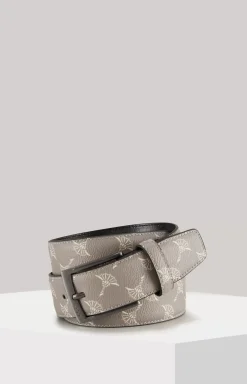 Cornflower Belt in a Grey Pattern